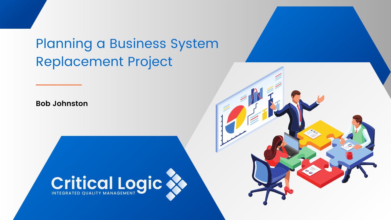 Title image for Planning a Business System Replacement Project blog post